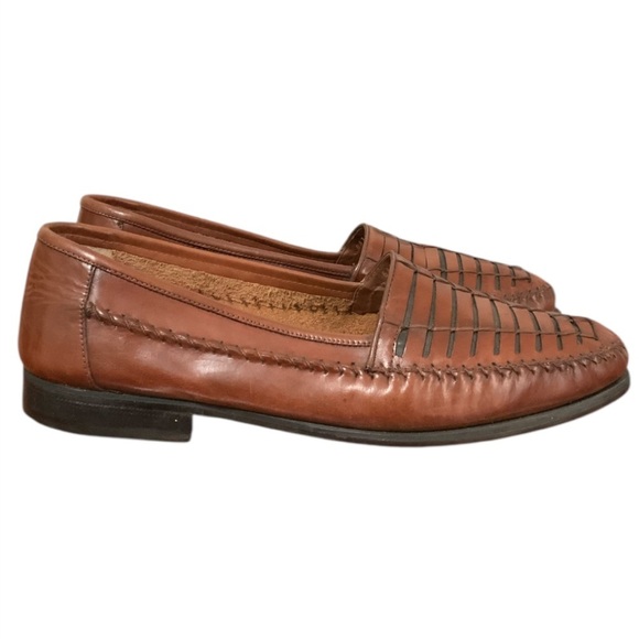 Giorgio Brutini le Glove Men's Brown Leather Loafers 13D Made in Brazil - Picture 4 of 12